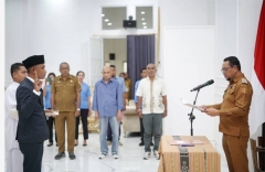 Nahkoda Baru Perumda Air Minum Kabupaten Belu dilantik Wakil Bupati Belu